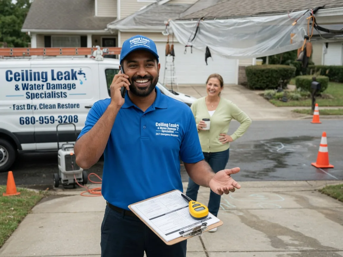 Ceiling Leak Cleanup Keatchie, LA FAQs